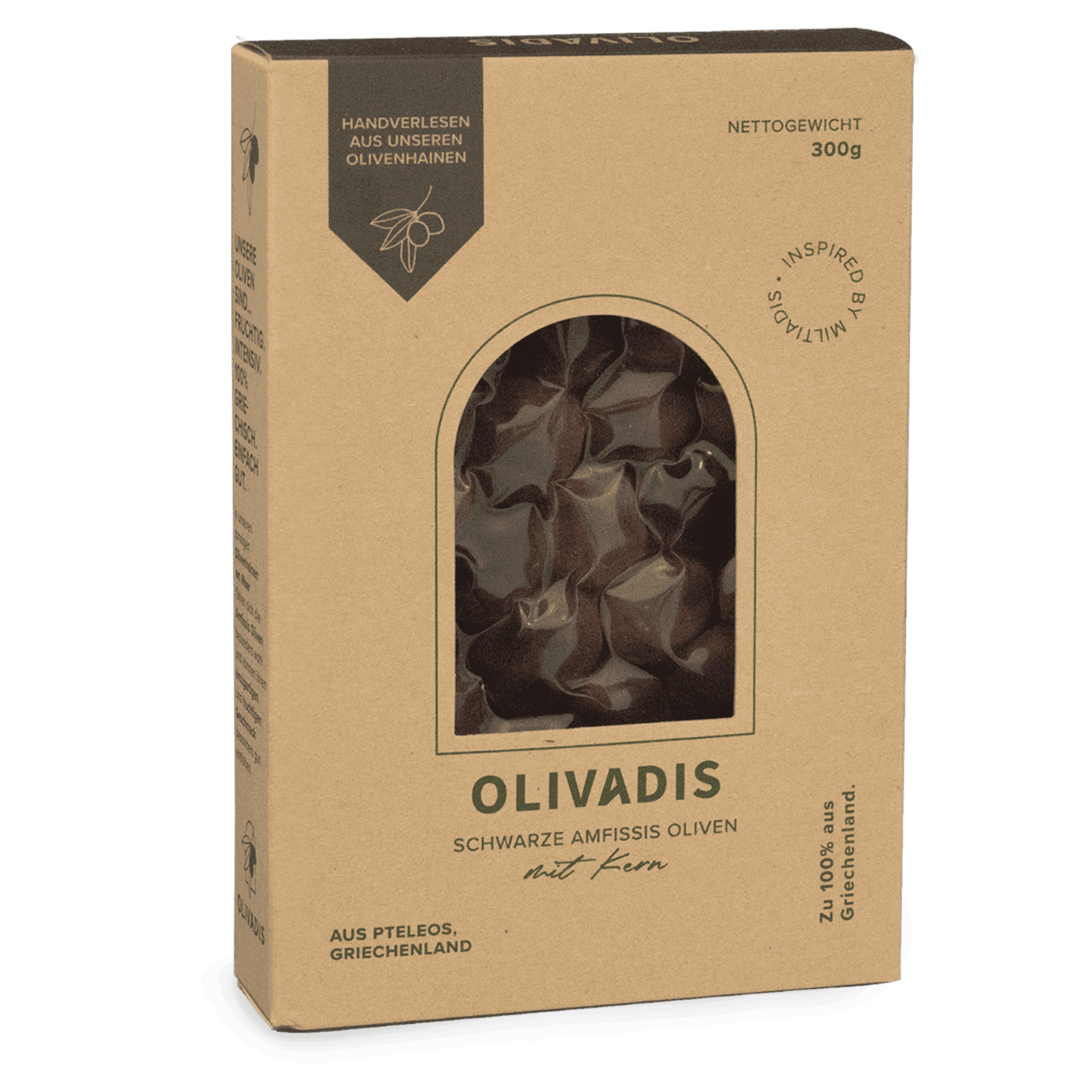 Original Snack Oliven Schwarz - 300g