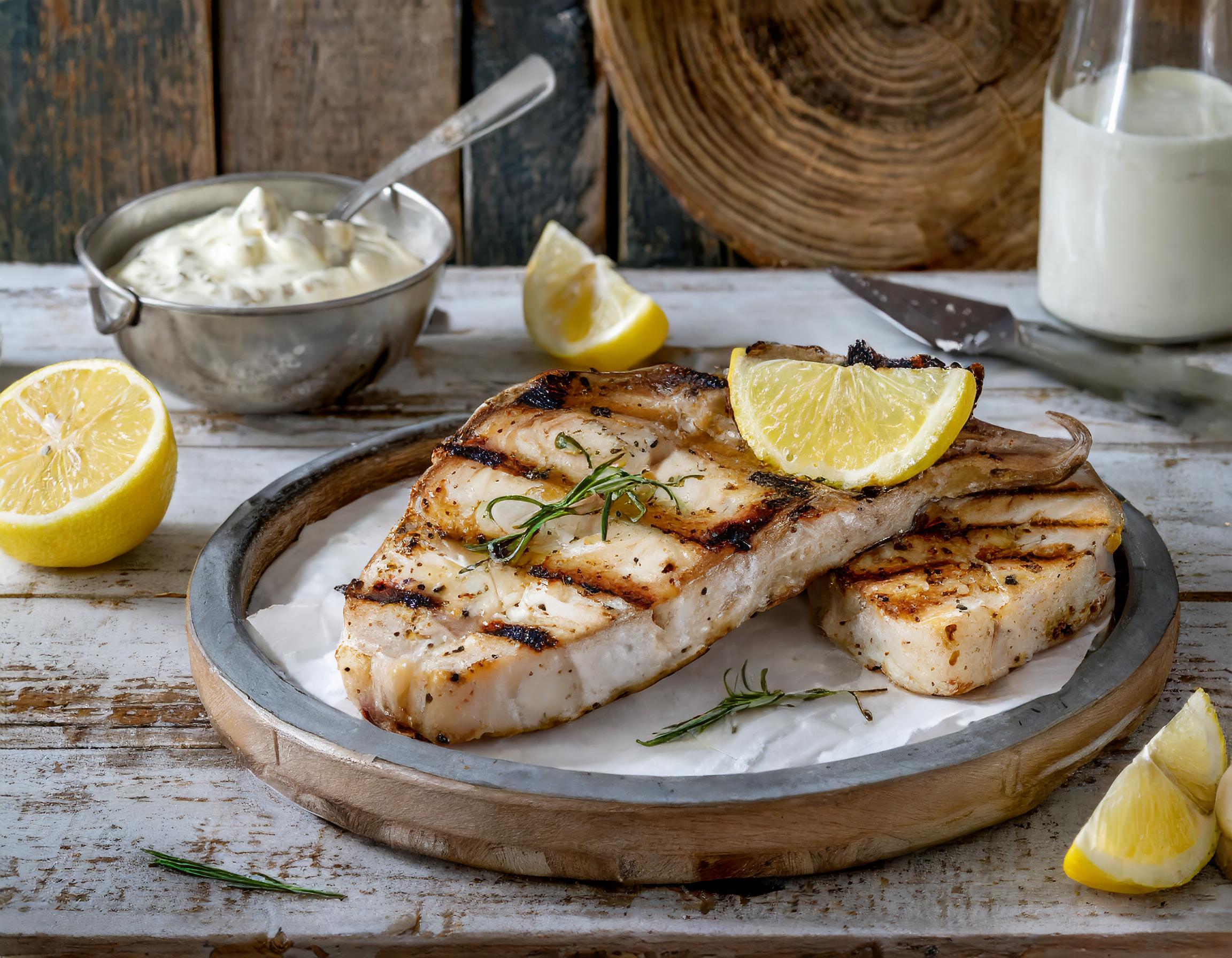Gegrillter Schwertfisch