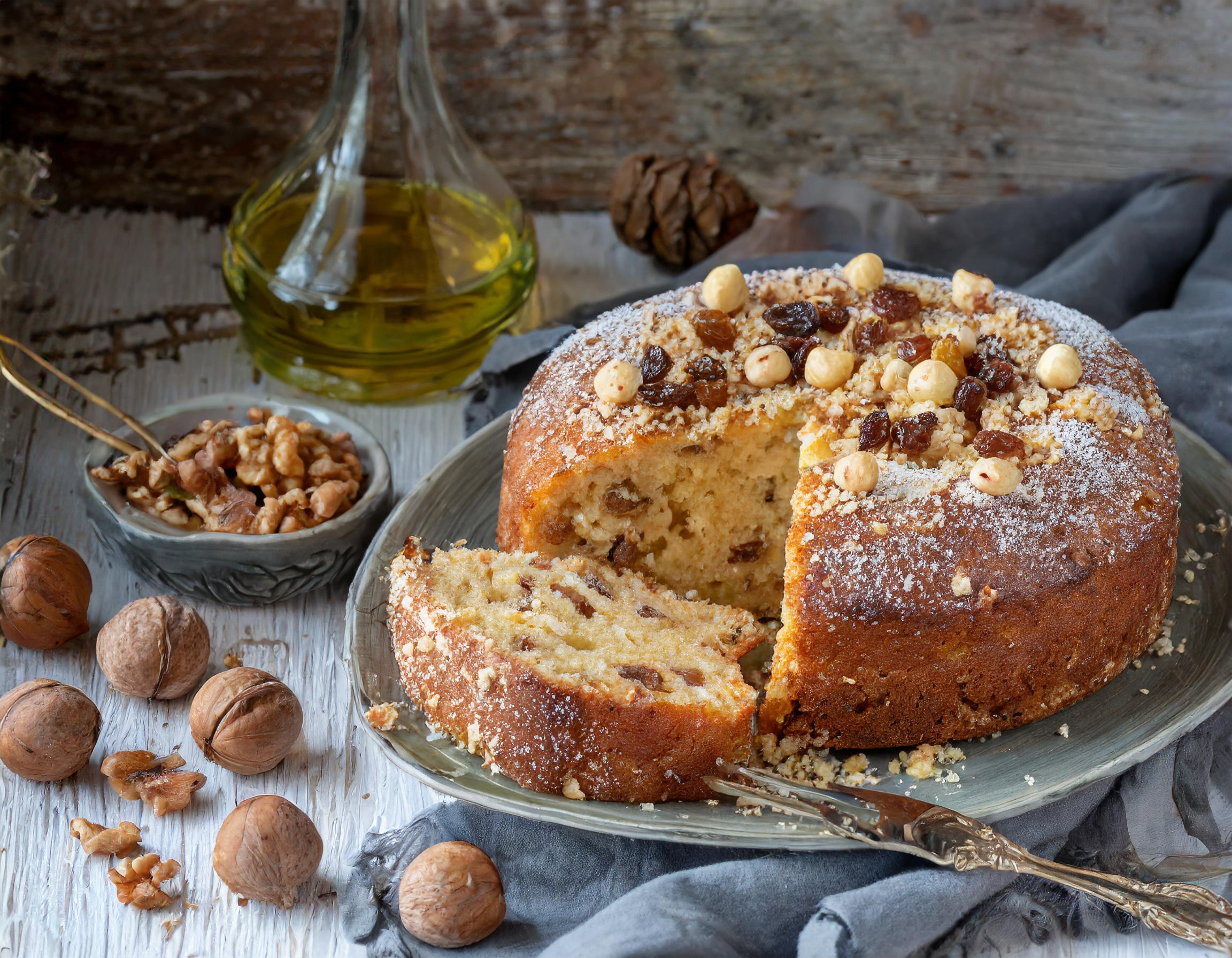 Süßwein-Olivenöl-Kuchen
